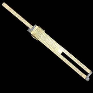 Decitrig Ever-There Log Duplex Slide Rule  and Manual Vintage 1948, Mathematics